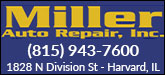 Miller Auto Repair, Inc. Sponsorship Banner